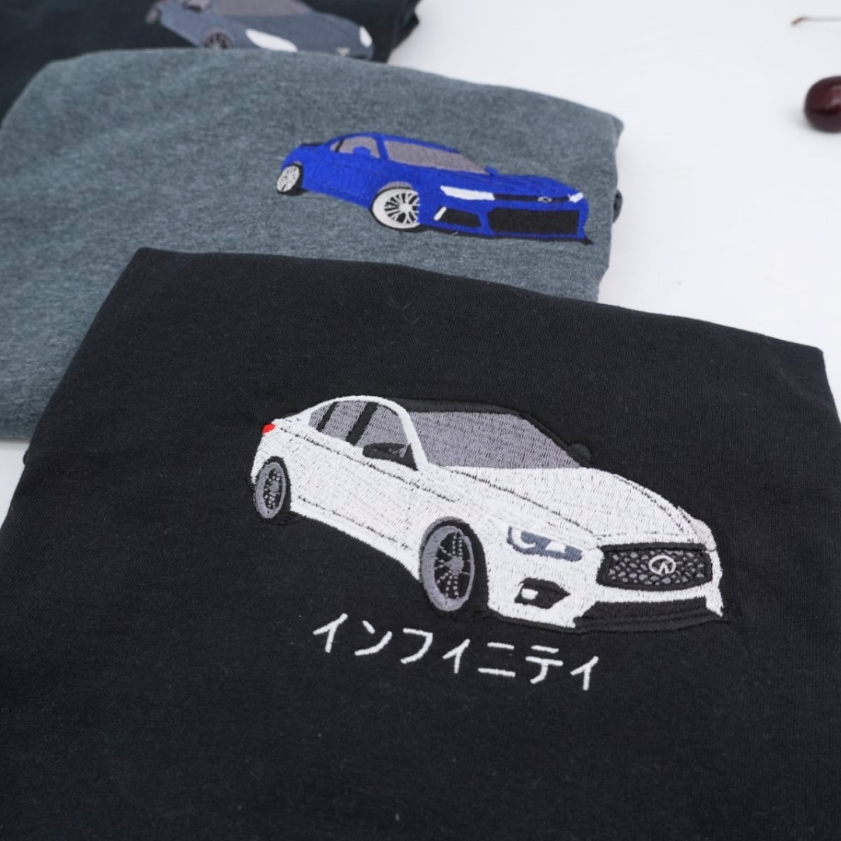 Personalized JDM Car Embroidered Tee - Sports Automotive Enthusiast Gift