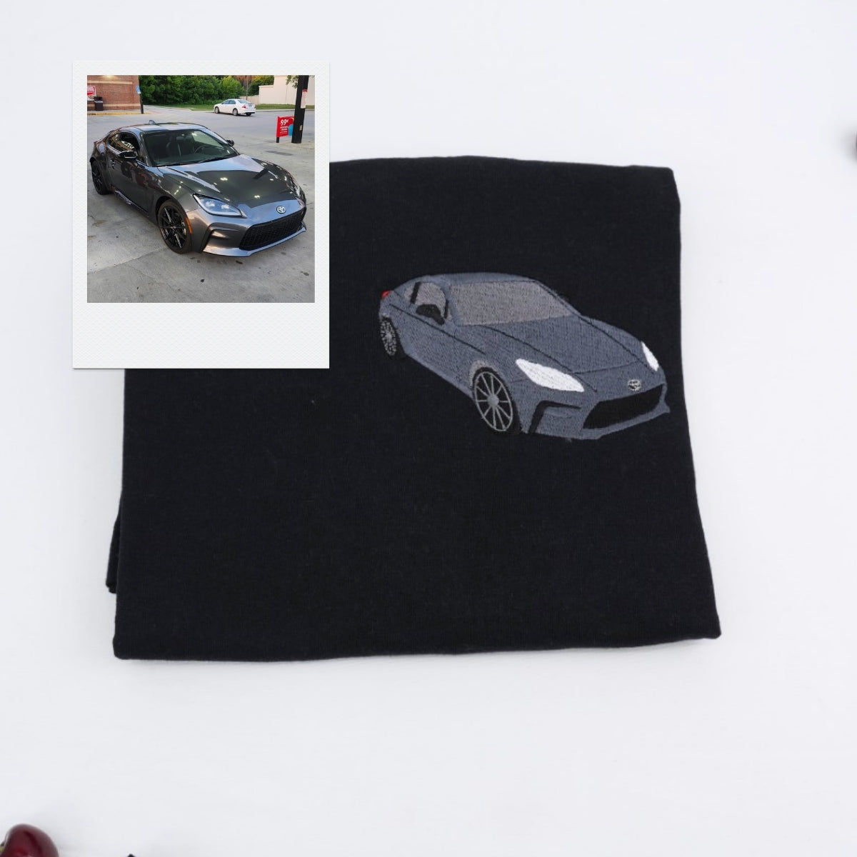 Personalized JDM Car Embroidered Tee - Sports Automotive Enthusiast Gift