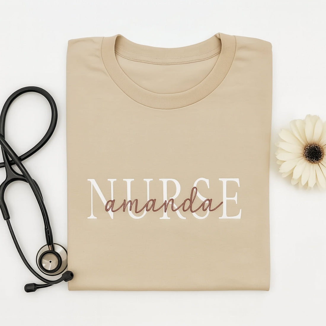 Personalized Nurse Hoodie - Custom Embroidered Healthcare Appreciation Gift