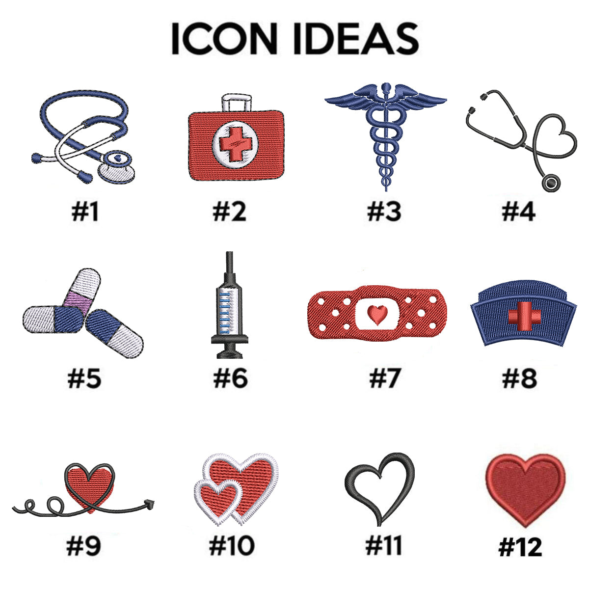 Personalized Nurse Hoodie - Custom Embroidered Healthcare Appreciation Gift