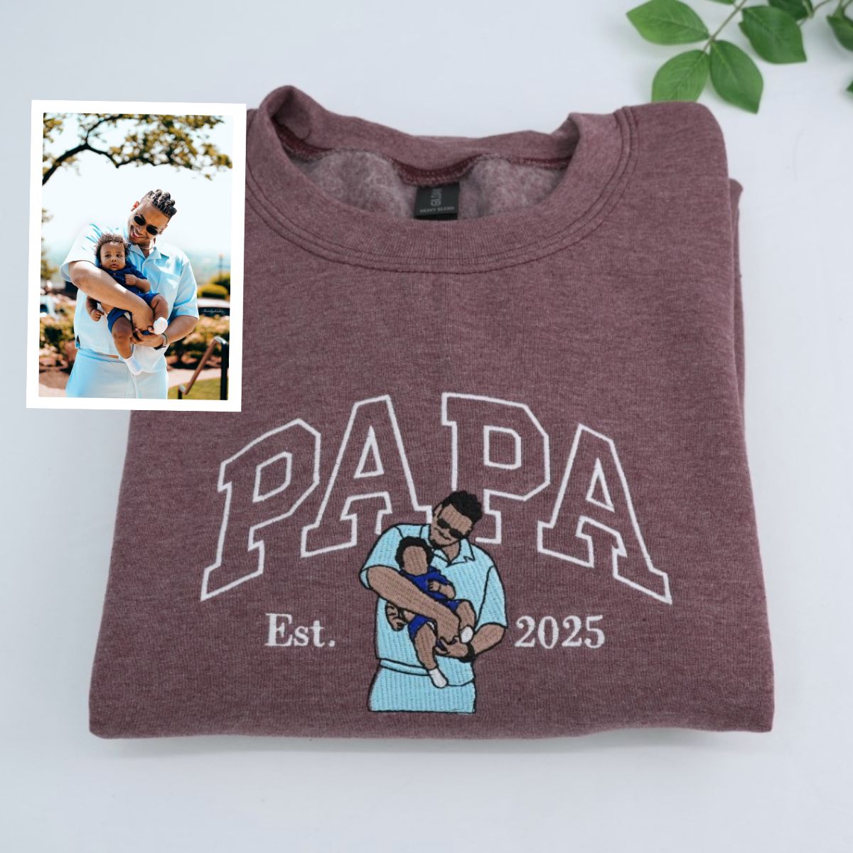 Personalized Papi Hoodie - Custom Embroidered Latino Father's Day Gift