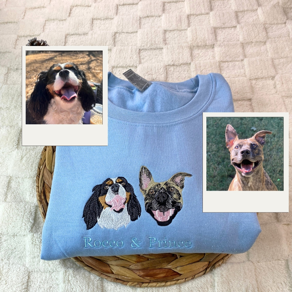 Embroidered Dog Lover Hoodie - Personalized Pet Mom Sweatshirt Gift